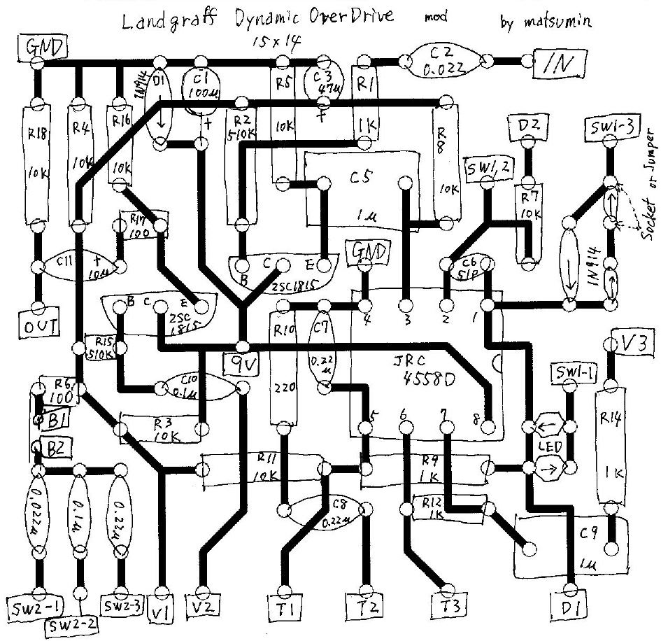 Landgraff Dynamic Overdrive 製作記「準備」 ギター・エフェクターの ...